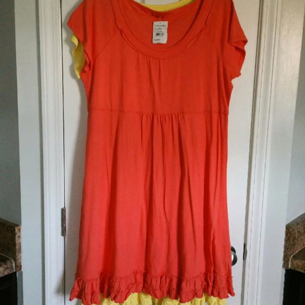 Fresh produce coral dress xl NWT